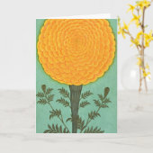 小さなクリーブアルバム | Aマリゴールド カード (黄色い花)