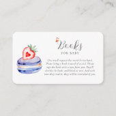 小さなクロワッサンのベビー エンクロージャーカード (正面)