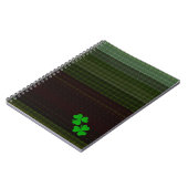 小さなクローバーシャムロック ノートブック (左側)