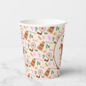 小さなクールカウボーイと馬の誕生日パーティー 紙コップ (正面)