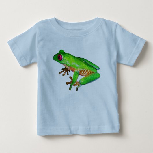 小さなグリーンツリーカエル ベビーTシャツ (正面)