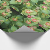 小さなグリーンフローラ ラッピングペーパー (角)