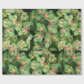 小さなグリーンフローラ ラッピングペーパー (フラット)