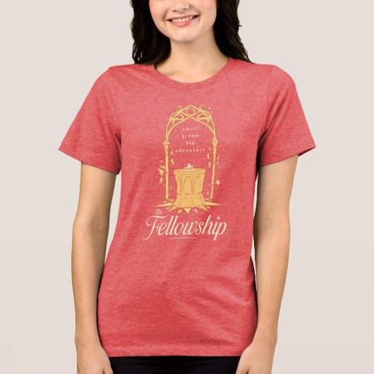 小さなグループ、大きな冒険 The Fellowship トライブレンドTシャツ (正面)