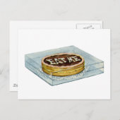 小さなケーキが食べ言ったから、アリスが! ポストカード (正面/裏面)