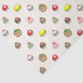小さなケーキのパターン 薄葉紙 (詳細)