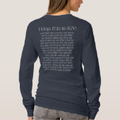 小さなケーキ最初の疲れ聖なる書物、 経典ネイビーブルー Tシャツ (裏面)