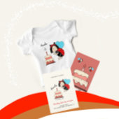 小さなコガネムシのケーキ 招待状