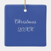 小さなコテージの森 – 魅惑的な脱出 セラミックオーナメント (裏面)