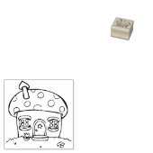 小さなコテージアートスタンプ ラバースタンプ (押印)