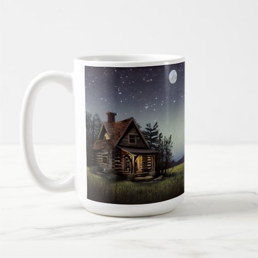 小さなコテージ コーヒーマグカップ (左)