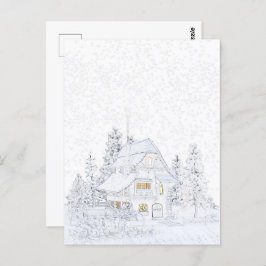 小さなコテージ |絵葉書© ポストカード