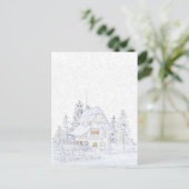 小さなコテージ |絵葉書© ポストカード (スタンド正面)