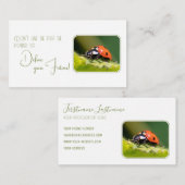 小さなコバチがあなたに教えてくれる、前向きなモチベーションの名言 名刺 (正面/裏面)