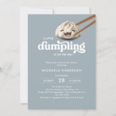 小さなコロコロがやってくる！ベイビーシャワー 招待状 (正面)