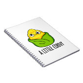 小さなコーニーおもしろいベビーコーンプン ノートブック (右側)