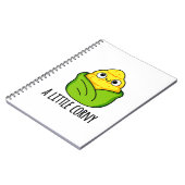 小さなコーニーおもしろいベビーコーンプン ノートブック (左側)