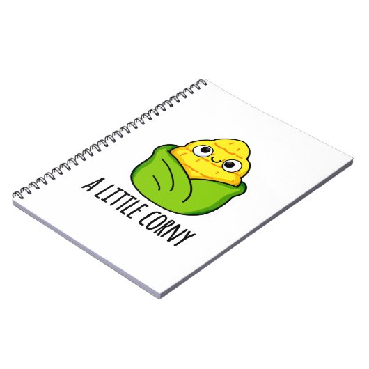 小さなコーニーおもしろいベビーコーンプン ノートブック (左側)