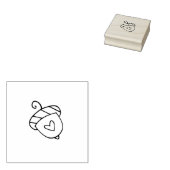 小さなコーン2 ラバースタンプ (押印)