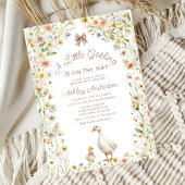 小さなゴスリングなボホの赤ちゃんシャワー 招待状