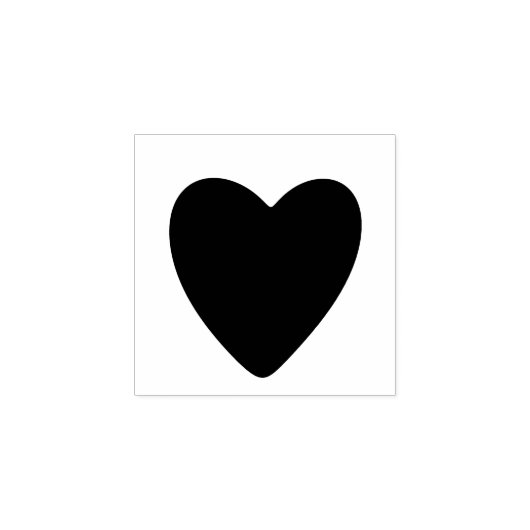 小さなゴム印ハート ラバースタンプ (インプリント)