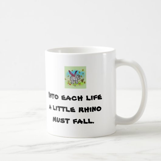 小さなサイ コーヒーマグカップ (右)