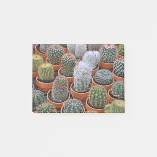 小さなサボテンの植物 ポストイット (正面)