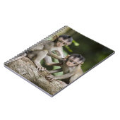 小さなサル2匹 ノートブック (左側)