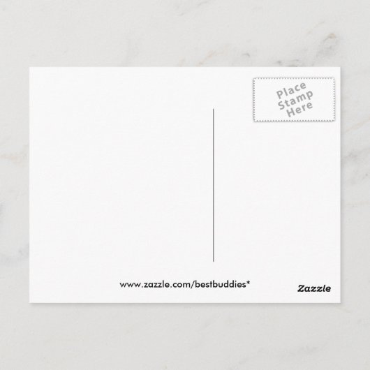 小さなサル ポストカード (裏面)