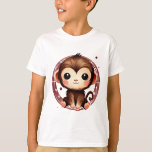 小さなサル Tシャツ