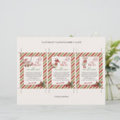 小さなサンタと小妖精や小人文字DIY (スタンド正面)