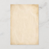 小さなサーファーヴィンテージの赤ちゃんシャワー エンクロージャーカード (裏面)