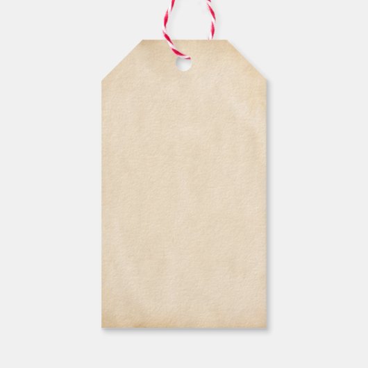 小さなサーファーヴィンテージの赤ちゃんシャワー ギフトタグ (裏面)