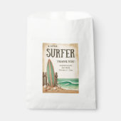 小さなサーファーヴィンテージの赤ちゃんシャワー フェイバーバッグ (正面)