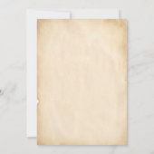 小さなサーファーヴィンテージの赤ちゃんシャワー 招待状 (裏面)