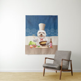 小さなシェフ犬 タペストリー