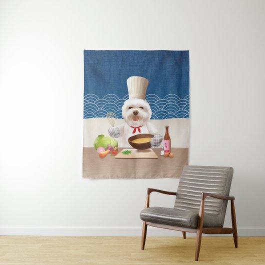 小さなシェフ犬 タペストリー (インサイチュ)