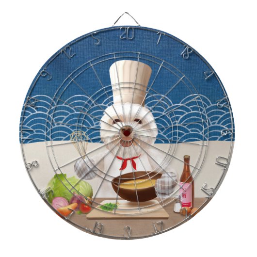 小さなシェフ犬 ダーツボード (正面)