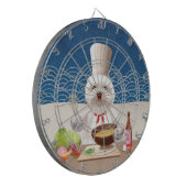 小さなシェフ犬 ダーツボード (正面左)