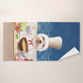 小さなシェフ犬 バスタオル (バスタオル)