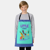 小さなシェフ野菜オン エプロン (着用した状態)