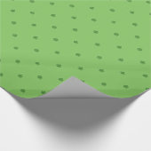 小さなシャムロック聖パトリックの日 ラッピングペーパー (角)
