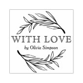 小さなシンプルビジネスゴムのスタンプで作られた ラバースタンプ (インプリント)