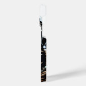 小さなシーズー(犬)の子犬かご内のiPhoneケース iPhoneケース (左側面)