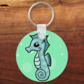 小さなシーホースのキーチェーン キーホルダー (正面)