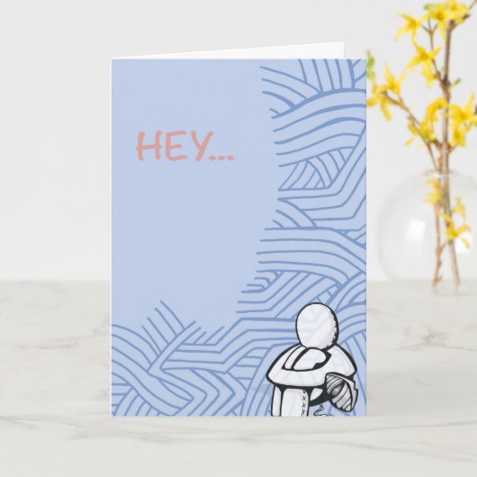 小さなジェスチャーもしここに私の5 x 7カードが必要 カード (黄色い花)