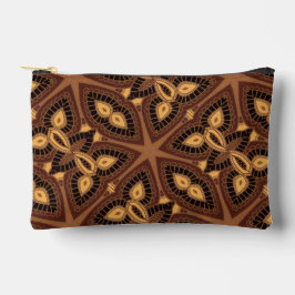 小さなジッパー付き部族アクセサリーポーチ アクセサリーポーチ