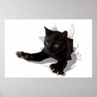 小さなジャンプのヒョウ ポスター