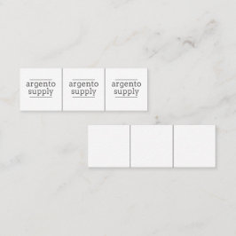 小さなジュエリーカスタマイズラベル – あなたのロゴ スキニー名刺