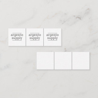 小さなジュエリーカスタマイズラベル – あなたのロゴ スキニー名刺